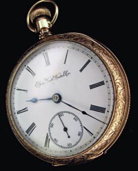 18 size Elgin pocket watch, 7 jewel